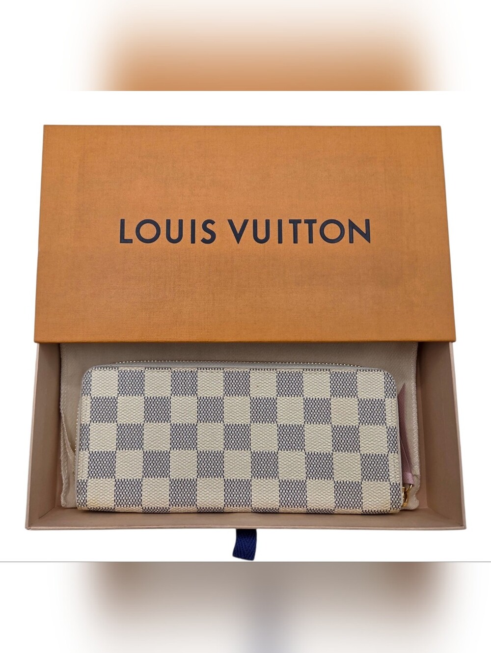 Louis Vuitton Damier Azur Zippy Wallet